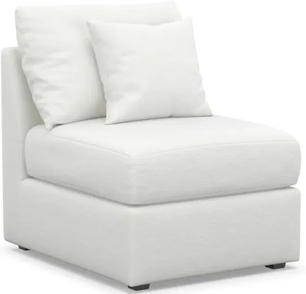 The Pitt Foam Comfort Armless Chair - Contessa Vanilla