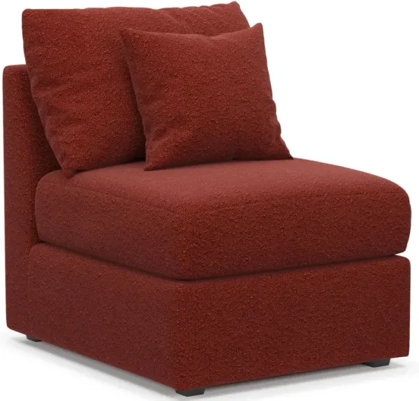 The Pitt Foam Comfort Armless Chair - Bloke Brick