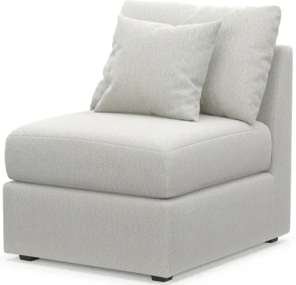 The Pitt Foam Comfort Armless Chair - Oslo Snow