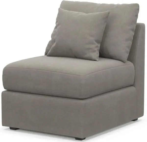 The Pitt Foam Comfort Armless Chair - Abington Fog