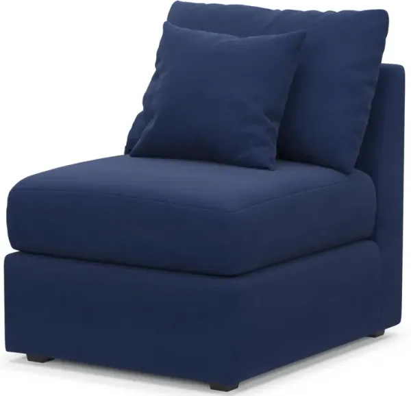 The Pitt Foam Comfort Armless Chair - Abington Indigo