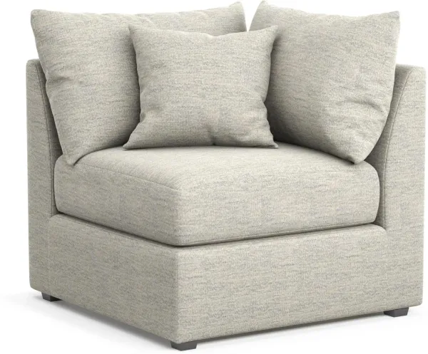 The Pitt Foam Comfort Corner Chair - Merino Chalk