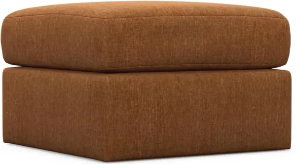 The Pitt Foam Comfort Ottoman - Contessa Ginger