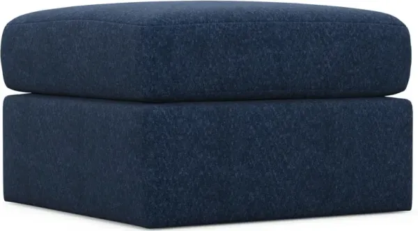 The Pitt Foam Comfort Ottoman - Oslo Navy