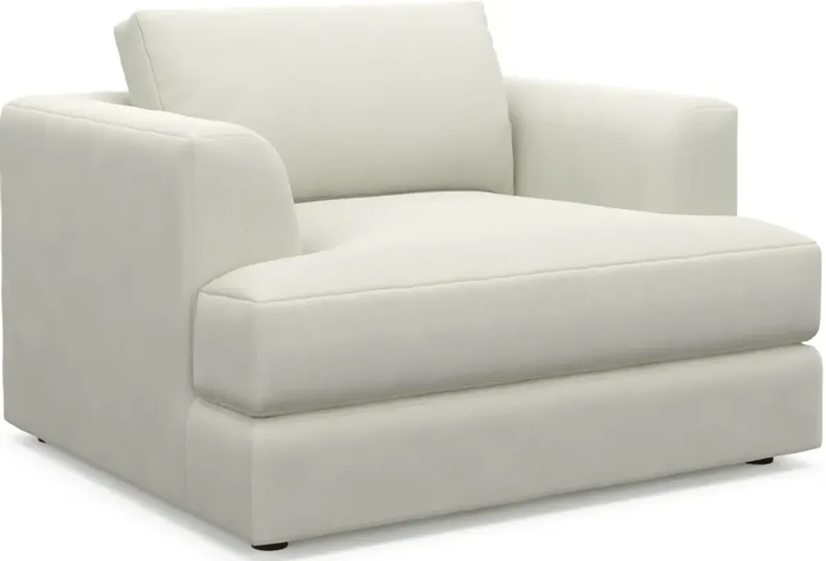 Ridley Hybrid Comfort Sofa and Chair Set - Liv Arctic