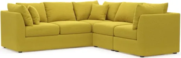 The Pitt Foam Comfort Sectional - Bloke Goldenrod