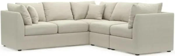 The Pitt Foam Comfort Sectional - Curious Pearl