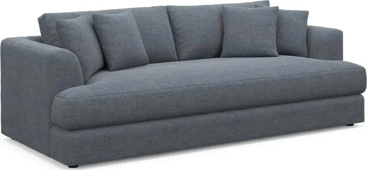 Ridley Hybrid Comfort Sofa and Loveseat Set - Bridger Navy