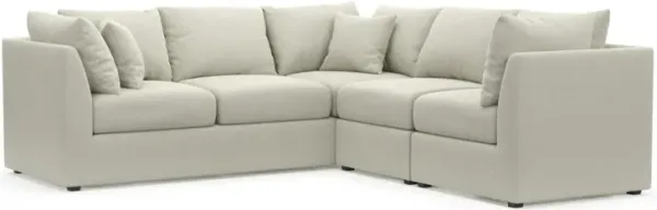 The Pitt Foam Comfort Sectional - Anders Ivory