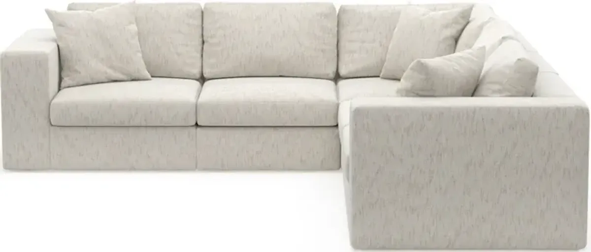 Collin Foam Comfort 5-Piece Sectional - P.T. Cream