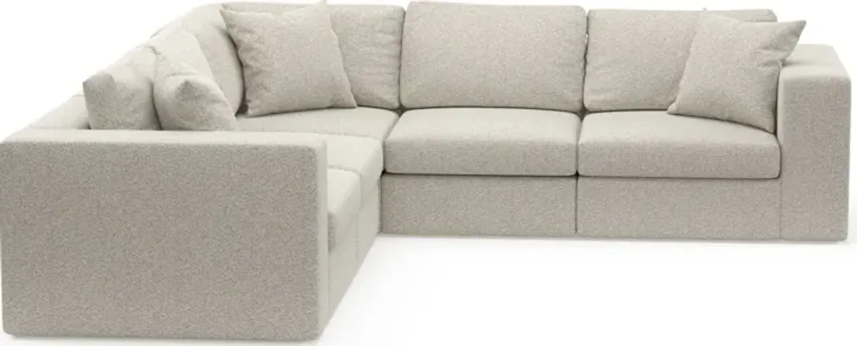 Collin Foam Comfort 5-Piece Sectional - Muse Stone