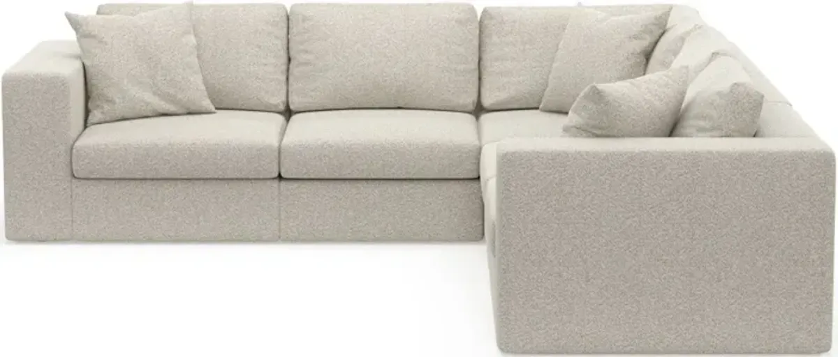 Collin Foam Comfort 5-Piece Sectional - Muse Stone