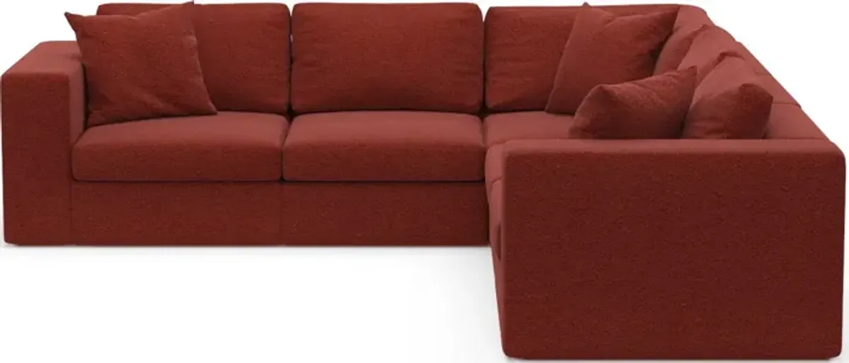 Collin Hybrid Comfort 5-Piece Sectional - Bloke Brick