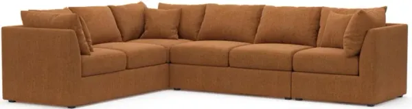 The Pitt Foam Comfort Sectional - Contessa Ginger