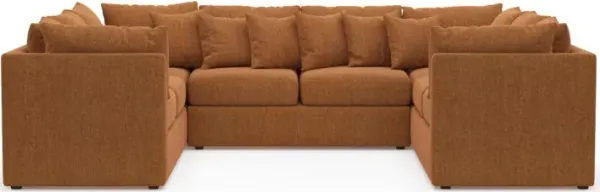 The Pitt Foam Comfort Sectional - Contessa Ginger