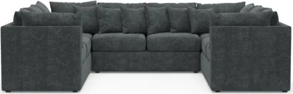 The Pitt Foam Comfort Sectional - Contessa Shadow
