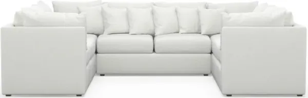 The Pitt Foam Comfort Sectional - Contessa Vanilla