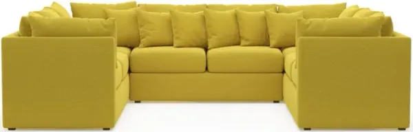 The Pitt Foam Comfort Sectional - Bloke Goldenrod