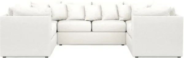 The Pitt Foam Comfort Sectional - Bloke Snow