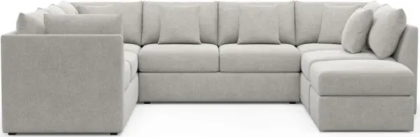 The Pitt Foam Comfort Sectional - Burmese Granite