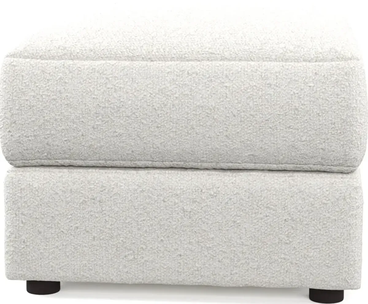 Ridley Foam Comfort Ottoman - Bloke Snow