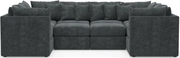 The Pitt Foam Comfort Sectional - Contessa Shadow