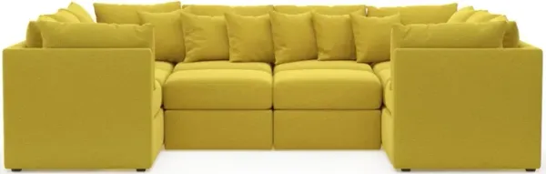 The Pitt Foam Comfort Sectional - Bloke Goldenrod