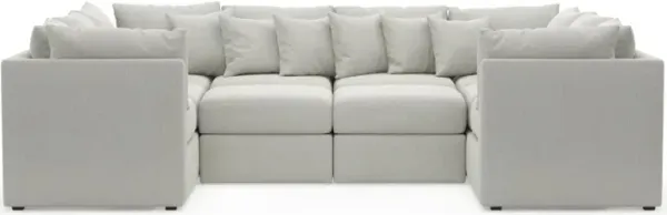 The Pitt Foam Comfort Sectional - Oslo Snow