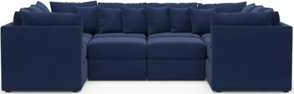 The Pitt Foam Comfort Sectional - Abington Indigo