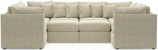 The Pitt Foam Comfort Sectional - Bloke Cotton
