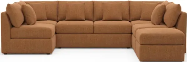 The Pitt Foam Comfort Sectional - Contessa Ginger