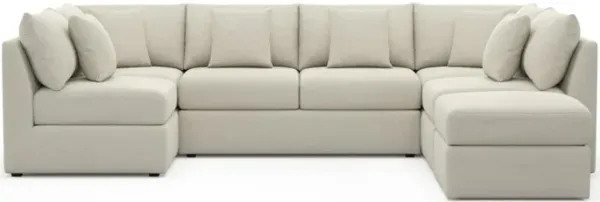 The Pitt Foam Comfort Sectional - Curious Pearl