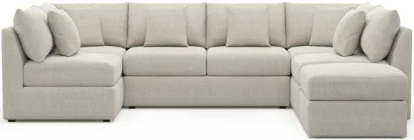 The Pitt Foam Comfort Sectional - Mason Porcelain