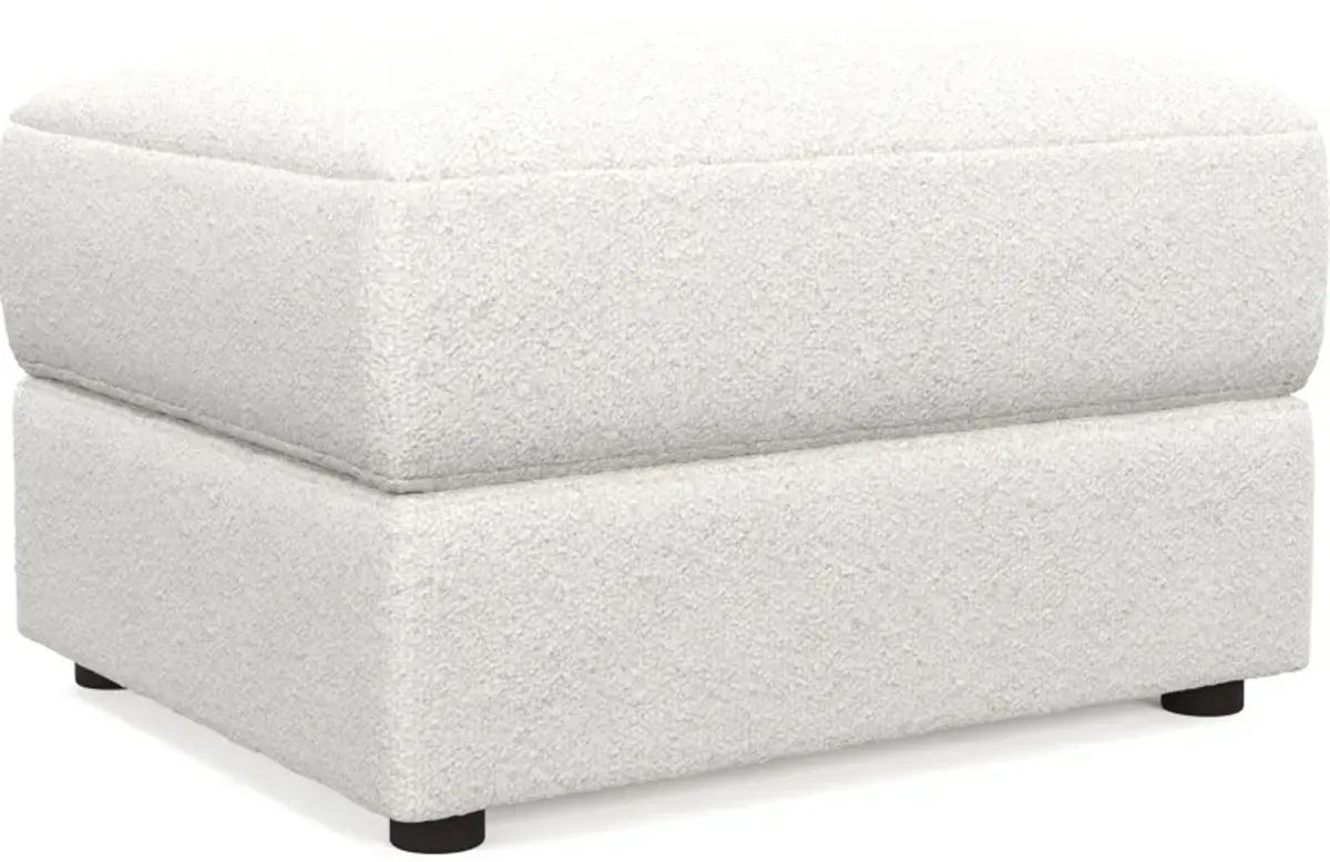 Ridley Hybrid Comfort Ottoman - Bloke Snow