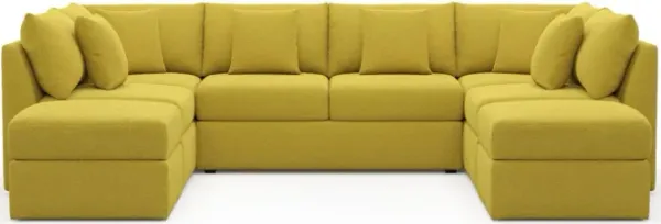 The Pitt Foam Comfort Sectional - Bloke Goldenrod