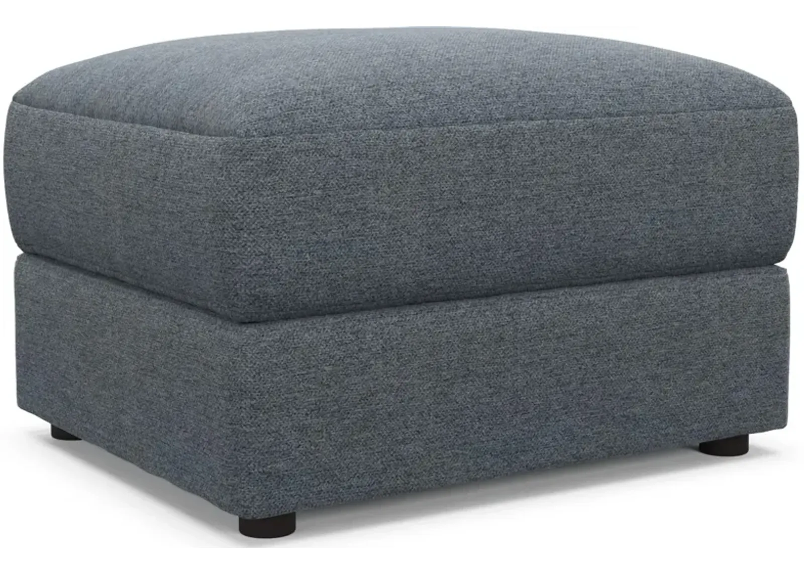 Ridley Hybrid Comfort Ottoman - Bridger Navy