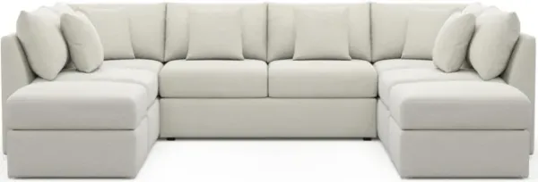 The Pitt Foam Comfort Sectional - Living Large White