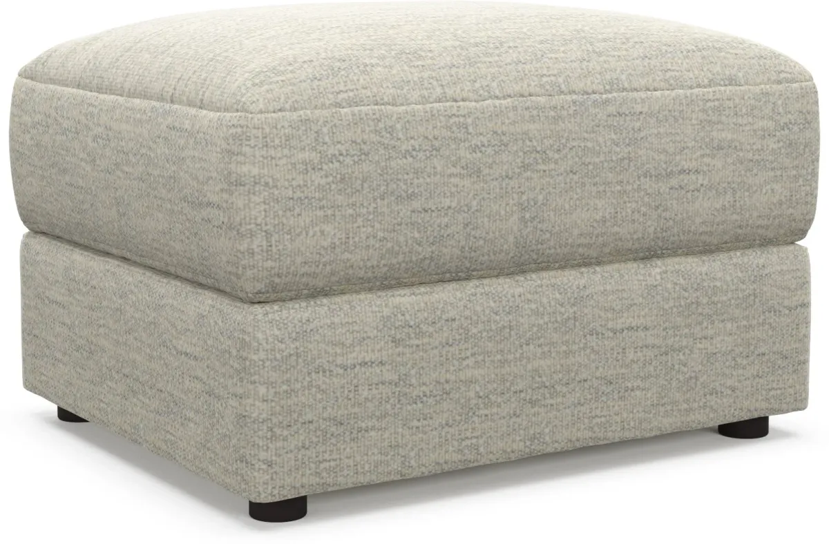 Ridley Foam Comfort Sofa, Loveseat, Chair, and Ottoman Set - Merino Chalk