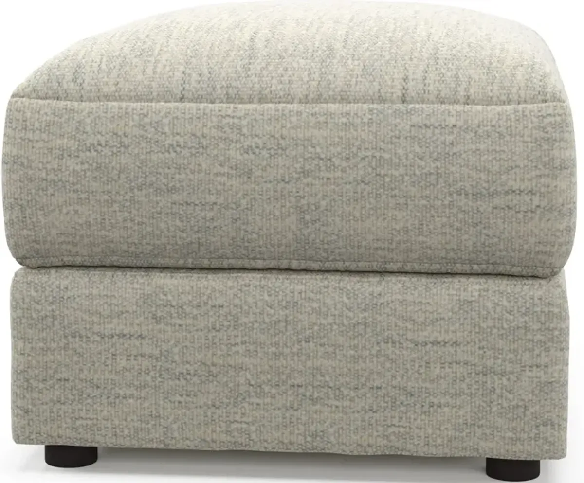 Ridley Foam Comfort Sofa, Loveseat, Chair, and Ottoman Set - Merino Chalk