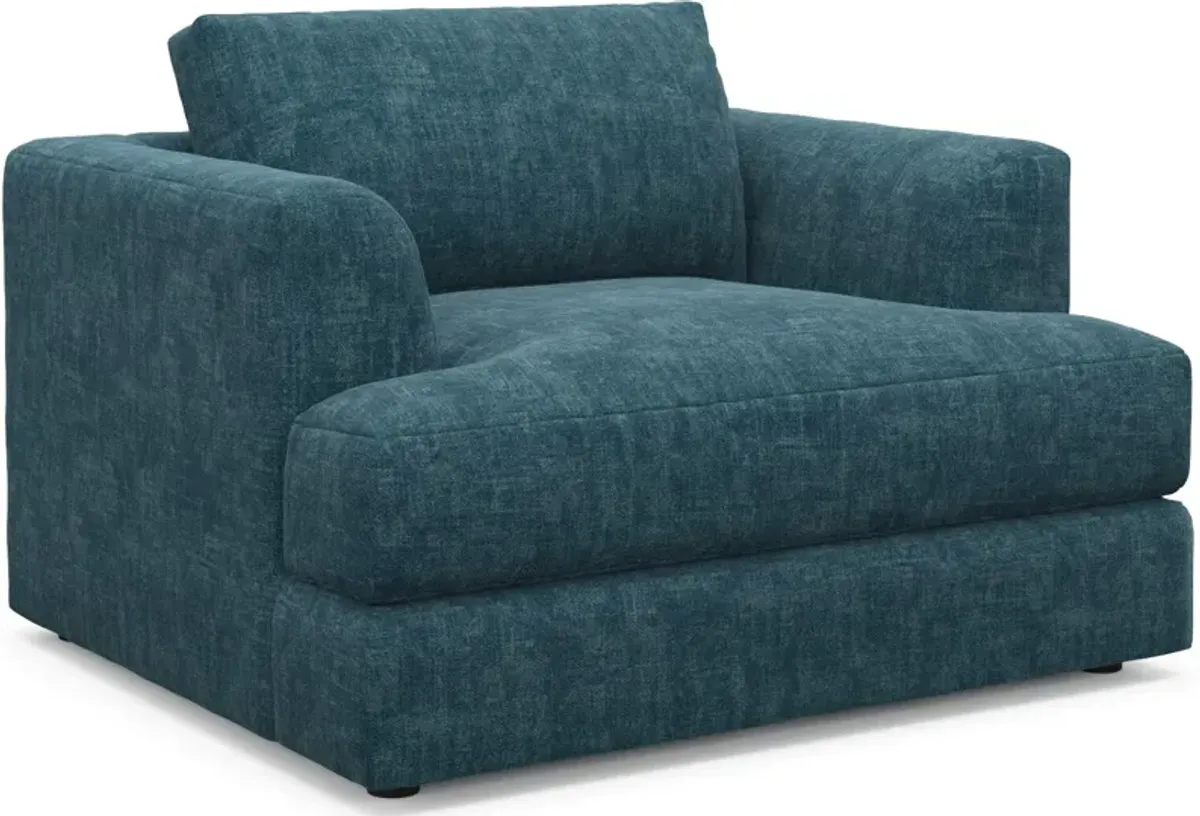 Ridley Foam Comfort Sofa, Loveseat, Chair, and Ottoman Set - Argo Tropic