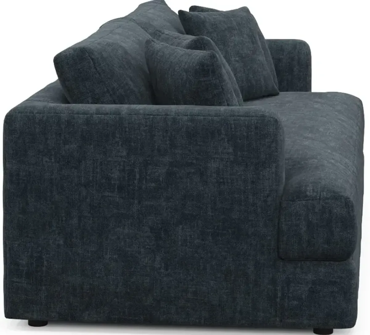 Ridley Foam Comfort Sofa, Loveseat, Chair, and Ottoman Set - Argo Navy