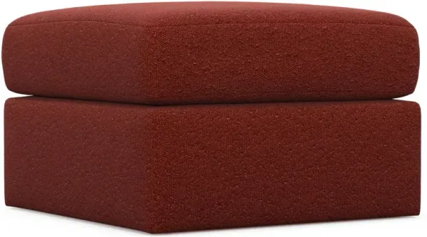 The Pitt Hybrid Comfort Ottoman - Bloke Brick