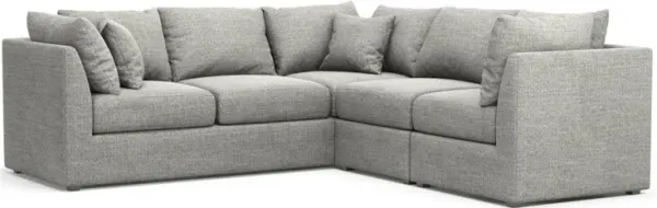 The Pitt Hybrid Comfort Sectional - Pandora Pepper