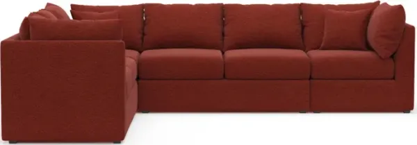 The Pitt Hybrid Comfort Sectional - Bloke Brick