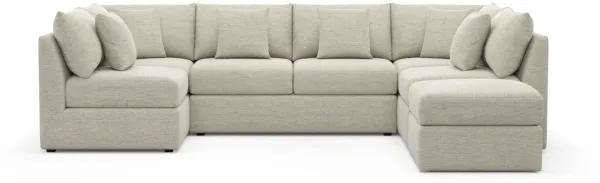 The Pitt Hybrid Comfort Sectional - Merino Chalk