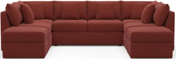The Pitt Hybrid Comfort Sectional - Bloke Brick