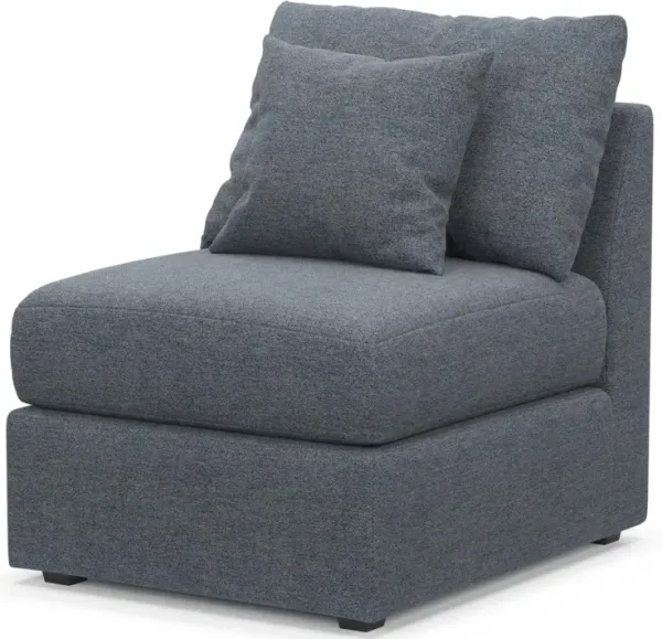 The Pitt Foam Comfort Armless Chair - Bridger Navy
