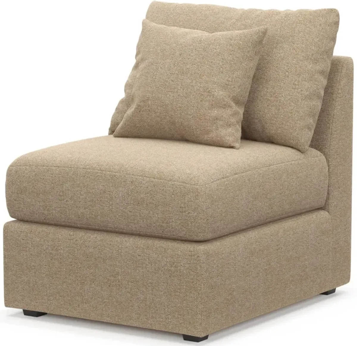 The Pitt Foam Comfort Armless Chair - Liv Wicker