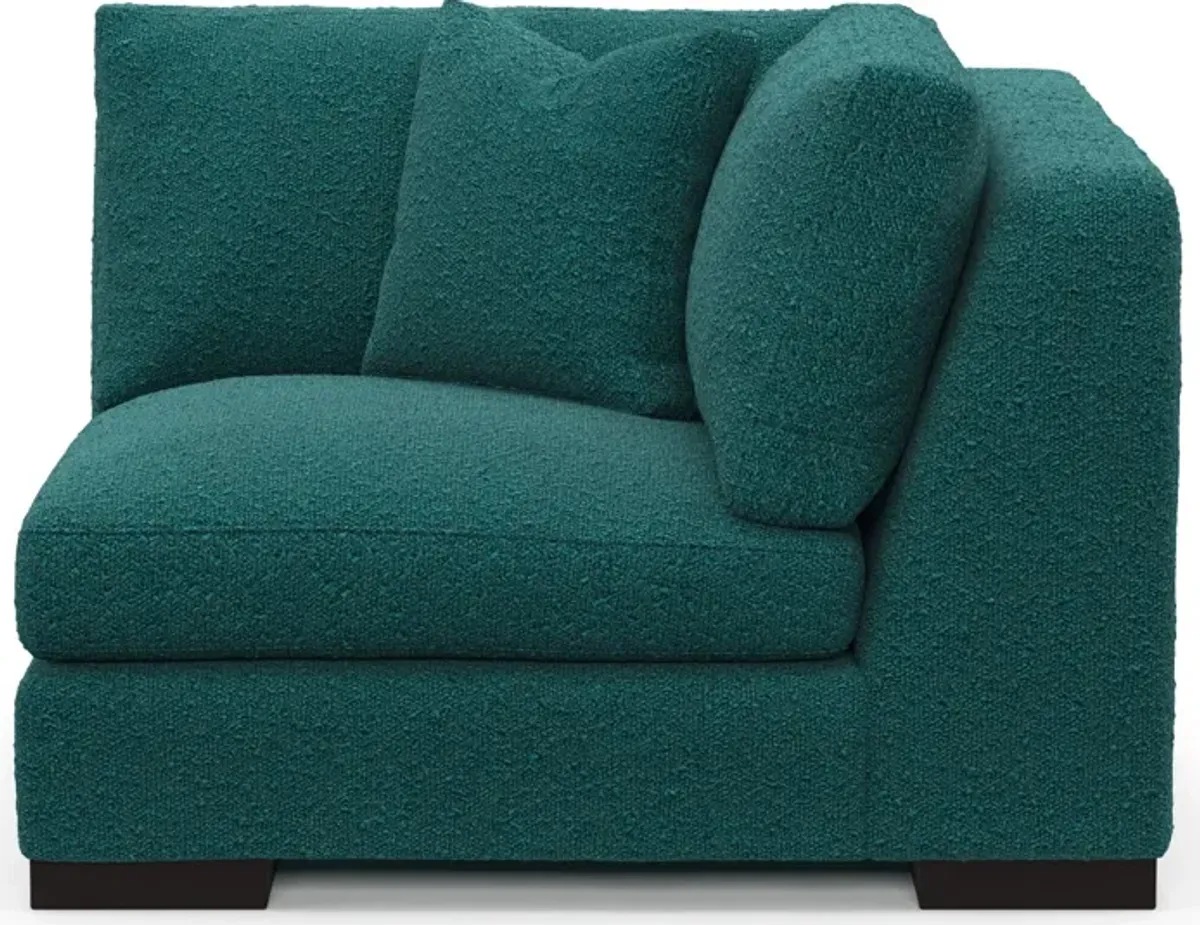 Bondi Foam Comfort Corner Chair - Bloke Peacock