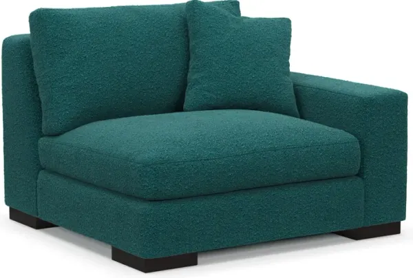 Bondi Foam Comfort Right-Facing Chair - Bloke Peacock